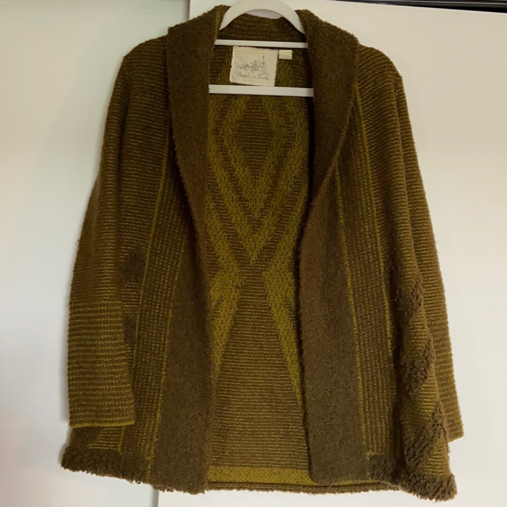 Angel of the North Cardigan | Green | XSP